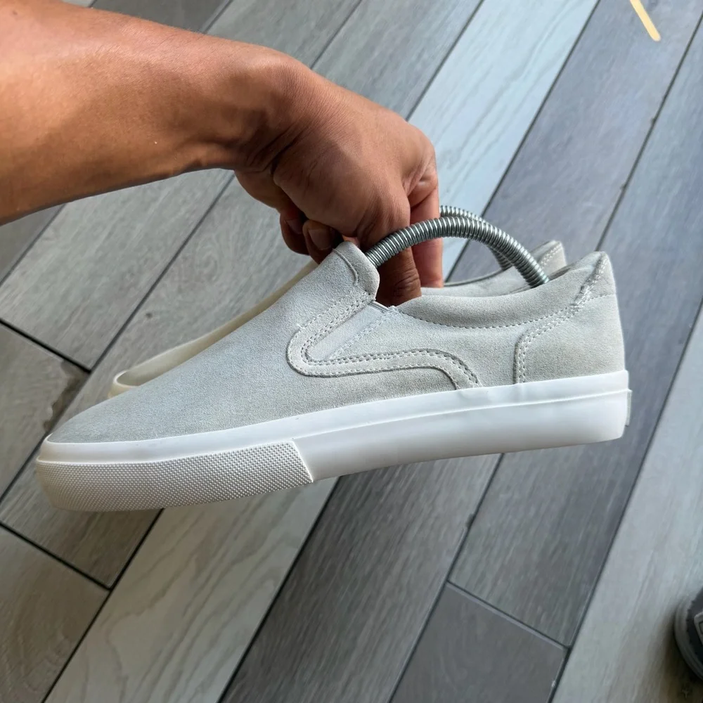 Vince Light gray Slip-On Loafers - Picture 4 of 8